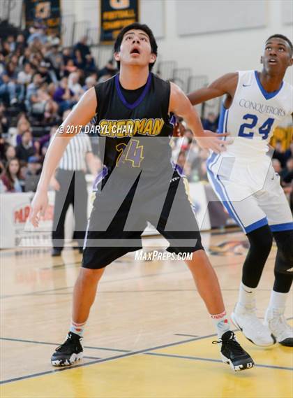 Thumbnail 3 in Desert Christian Academy vs Sherman Indian (CIF-SS D5A Final) photogallery.
