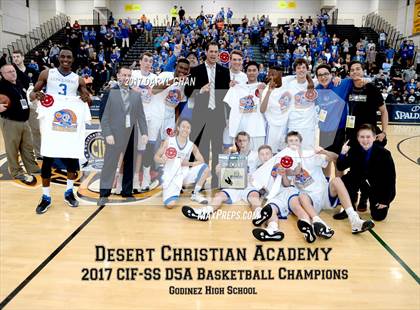 Thumbnail 3 in Desert Christian Academy vs Sherman Indian (CIF-SS D5A Final) photogallery.