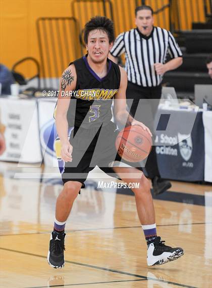 Thumbnail 2 in Desert Christian Academy vs Sherman Indian (CIF-SS D5A Final) photogallery.