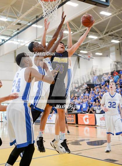 Thumbnail 1 in Desert Christian Academy vs Sherman Indian (CIF-SS D5A Final) photogallery.