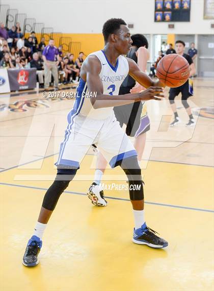 Thumbnail 2 in Desert Christian Academy vs Sherman Indian (CIF-SS D5A Final) photogallery.