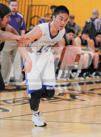 Thumbnail 2 in Desert Christian Academy vs Sherman Indian (CIF-SS D5A Final) photogallery.