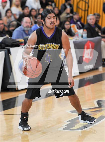 Thumbnail 2 in Desert Christian Academy vs Sherman Indian (CIF-SS D5A Final) photogallery.