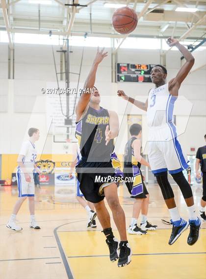 Thumbnail 2 in Desert Christian Academy vs Sherman Indian (CIF-SS D5A Final) photogallery.