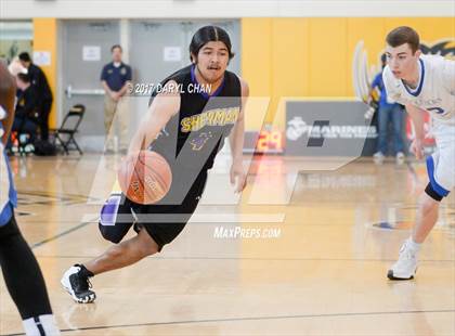 Thumbnail 2 in Desert Christian Academy vs Sherman Indian (CIF-SS D5A Final) photogallery.