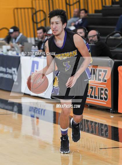 Thumbnail 2 in Desert Christian Academy vs Sherman Indian (CIF-SS D5A Final) photogallery.