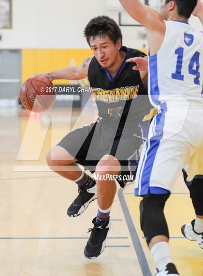 Thumbnail 2 in Desert Christian Academy vs Sherman Indian (CIF-SS D5A Final) photogallery.
