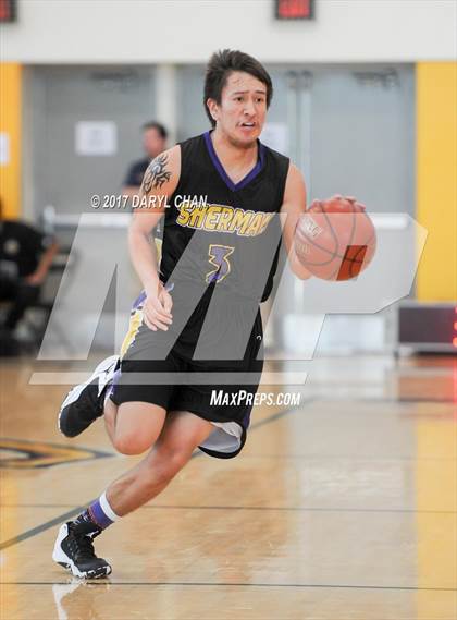 Thumbnail 3 in Desert Christian Academy vs Sherman Indian (CIF-SS D5A Final) photogallery.