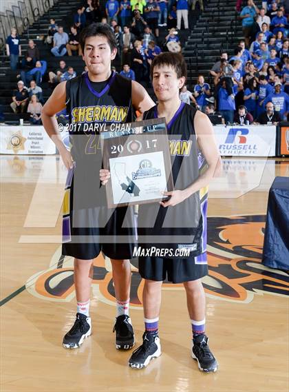 Thumbnail 3 in Desert Christian Academy vs Sherman Indian (CIF-SS D5A Final) photogallery.