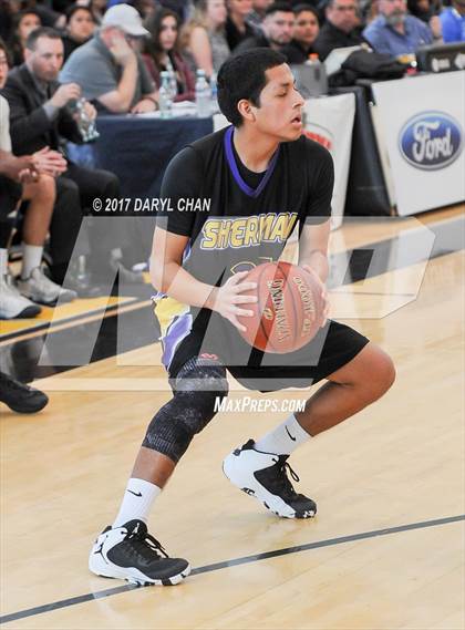 Thumbnail 2 in Desert Christian Academy vs Sherman Indian (CIF-SS D5A Final) photogallery.