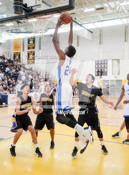 Thumbnail 2 in Desert Christian Academy vs Sherman Indian (CIF-SS D5A Final) photogallery.