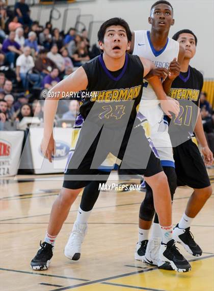 Thumbnail 2 in Desert Christian Academy vs Sherman Indian (CIF-SS D5A Final) photogallery.