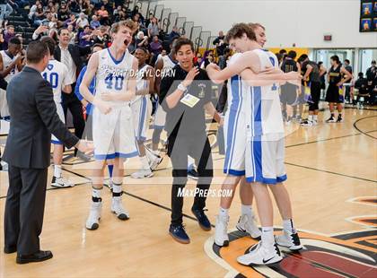 Thumbnail 2 in Desert Christian Academy vs Sherman Indian (CIF-SS D5A Final) photogallery.