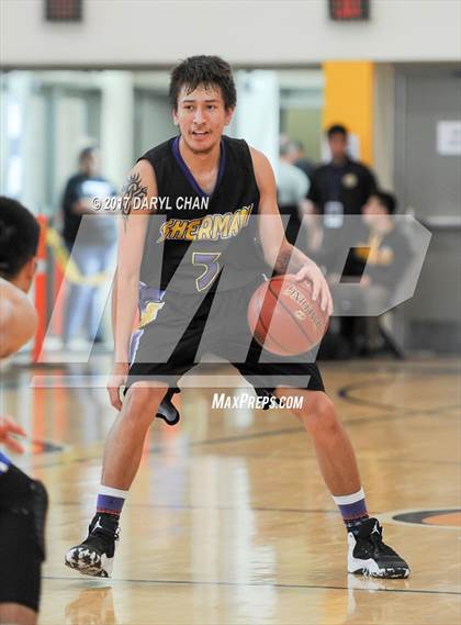 Thumbnail 1 in Desert Christian Academy vs Sherman Indian (CIF-SS D5A Final) photogallery.