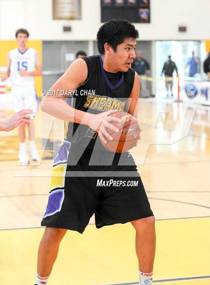 Thumbnail 2 in Desert Christian Academy vs Sherman Indian (CIF-SS D5A Final) photogallery.