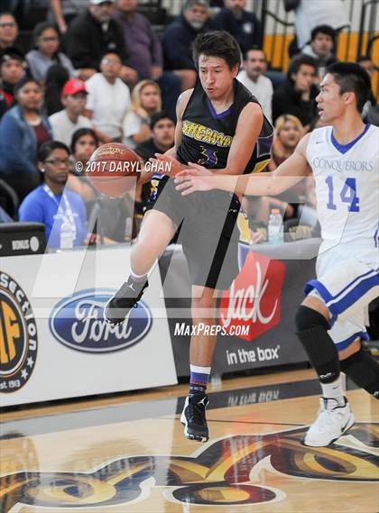 Thumbnail 2 in Desert Christian Academy vs Sherman Indian (CIF-SS D5A Final) photogallery.