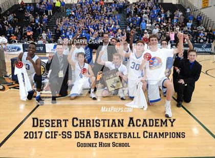 Thumbnail 1 in Desert Christian Academy vs Sherman Indian (CIF-SS D5A Final) photogallery.