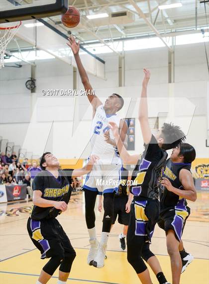 Thumbnail 2 in Desert Christian Academy vs Sherman Indian (CIF-SS D5A Final) photogallery.