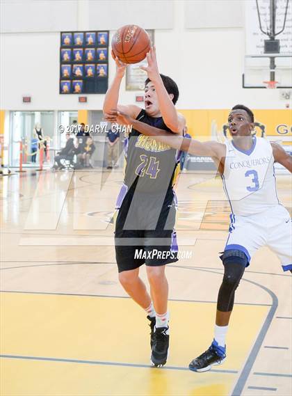 Thumbnail 2 in Desert Christian Academy vs Sherman Indian (CIF-SS D5A Final) photogallery.