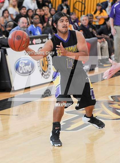 Thumbnail 3 in Desert Christian Academy vs Sherman Indian (CIF-SS D5A Final) photogallery.