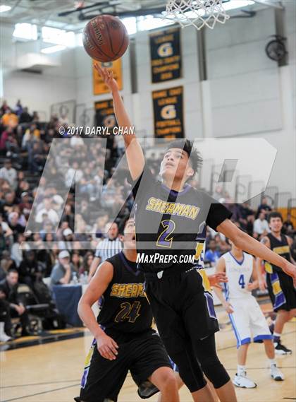 Thumbnail 2 in Desert Christian Academy vs Sherman Indian (CIF-SS D5A Final) photogallery.