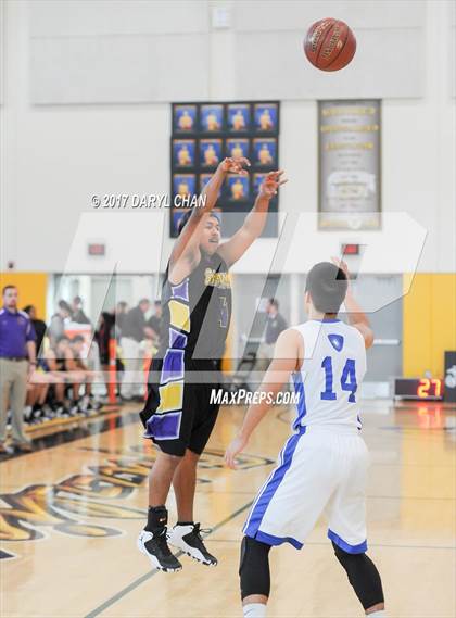 Thumbnail 2 in Desert Christian Academy vs Sherman Indian (CIF-SS D5A Final) photogallery.