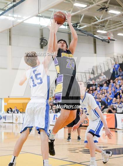 Thumbnail 2 in Desert Christian Academy vs Sherman Indian (CIF-SS D5A Final) photogallery.