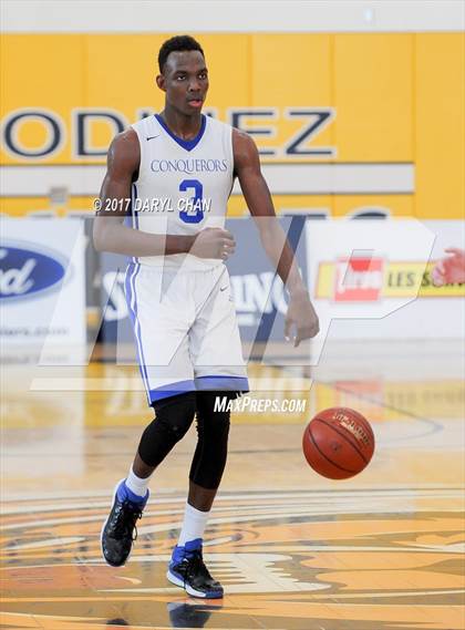 Thumbnail 2 in Desert Christian Academy vs Sherman Indian (CIF-SS D5A Final) photogallery.