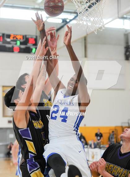 Thumbnail 3 in Desert Christian Academy vs Sherman Indian (CIF-SS D5A Final) photogallery.