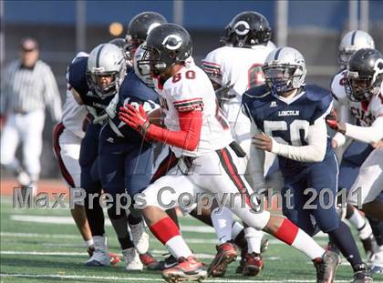 Thumbnail 3 in Lincoln vs. Clinton (PSAL Championship Division Quarterfinal) photogallery.