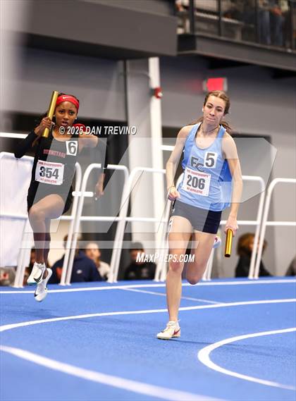 Thumbnail 3 in VHSL Indoor Track State Championships (4x200 - Class 5 & 6) photogallery.