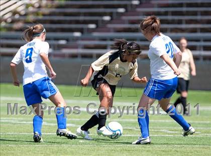 Thumbnail 2 in Faith Christian vs. Millennium (CIF SJS D7 Final) photogallery.