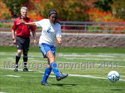 Thumbnail 2 in Faith Christian vs. Millennium (CIF SJS D7 Final) photogallery.
