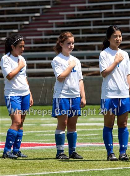 Thumbnail 3 in Faith Christian vs. Millennium (CIF SJS D7 Final) photogallery.