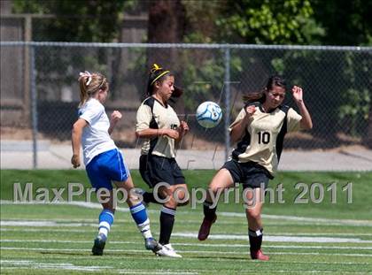 Thumbnail 2 in Faith Christian vs. Millennium (CIF SJS D7 Final) photogallery.