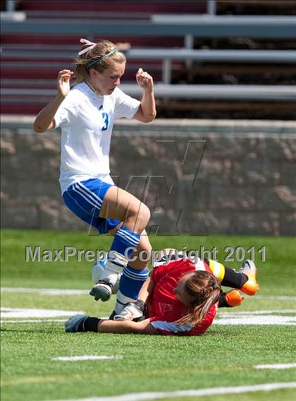 Thumbnail 2 in Faith Christian vs. Millennium (CIF SJS D7 Final) photogallery.