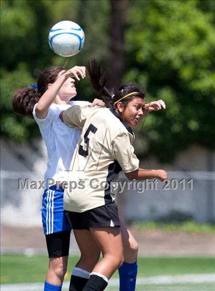 Thumbnail 3 in Faith Christian vs. Millennium (CIF SJS D7 Final) photogallery.