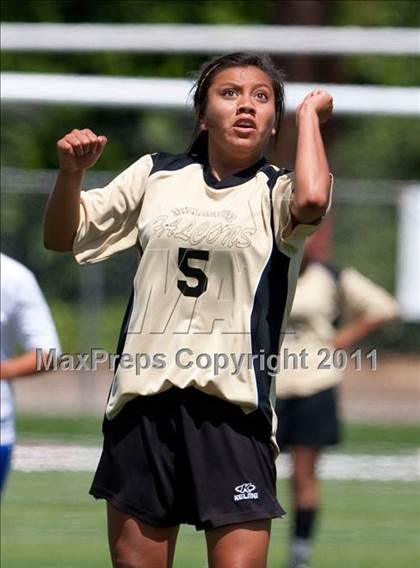 Thumbnail 2 in Faith Christian vs. Millennium (CIF SJS D7 Final) photogallery.
