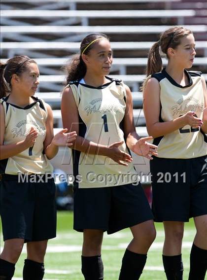 Thumbnail 2 in Faith Christian vs. Millennium (CIF SJS D7 Final) photogallery.