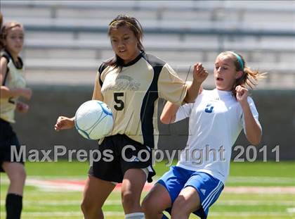 Thumbnail 3 in Faith Christian vs. Millennium (CIF SJS D7 Final) photogallery.