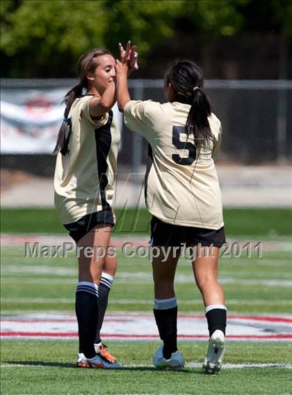 Thumbnail 2 in Faith Christian vs. Millennium (CIF SJS D7 Final) photogallery.