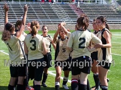 Thumbnail 3 in Faith Christian vs. Millennium (CIF SJS D7 Final) photogallery.