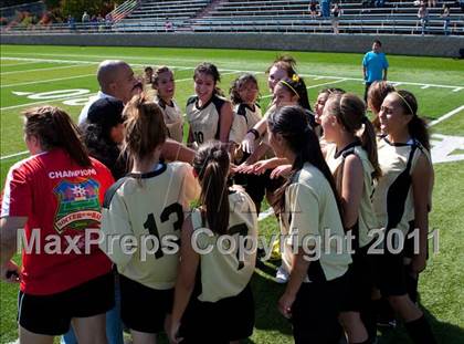 Thumbnail 3 in Faith Christian vs. Millennium (CIF SJS D7 Final) photogallery.