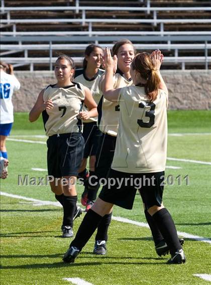 Thumbnail 3 in Faith Christian vs. Millennium (CIF SJS D7 Final) photogallery.