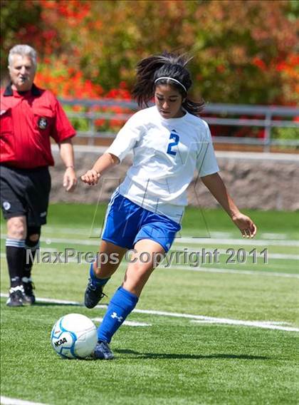 Thumbnail 3 in Faith Christian vs. Millennium (CIF SJS D7 Final) photogallery.