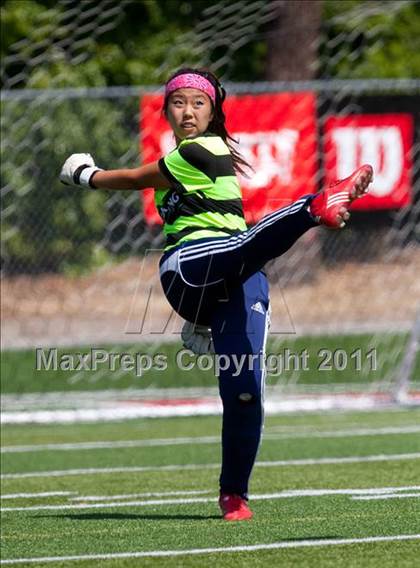 Thumbnail 2 in Faith Christian vs. Millennium (CIF SJS D7 Final) photogallery.