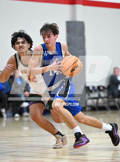 Thumbnail 1 in Paradise Adventist Academy vs. Mesa Verde (Sac Adventist Holiday Invitational) photogallery.
