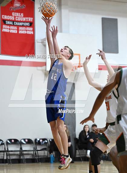 Thumbnail 2 in Paradise Adventist Academy vs. Mesa Verde (Sac Adventist Holiday Invitational) photogallery.