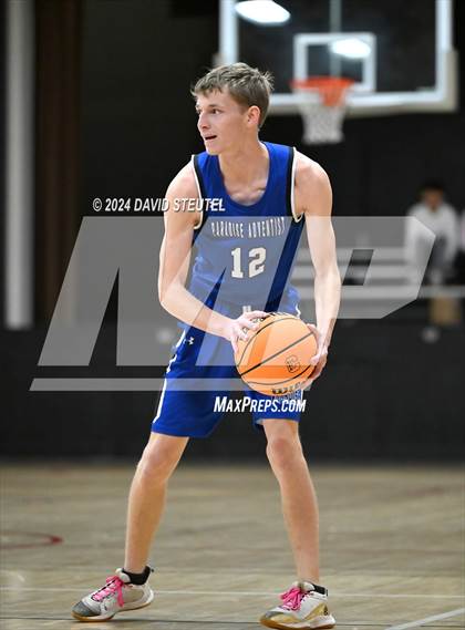 Thumbnail 2 in Paradise Adventist Academy vs. Mesa Verde (Sac Adventist Holiday Invitational) photogallery.