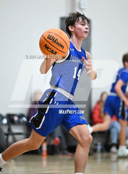 Thumbnail 2 in Paradise Adventist Academy vs. Mesa Verde (Sac Adventist Holiday Invitational) photogallery.